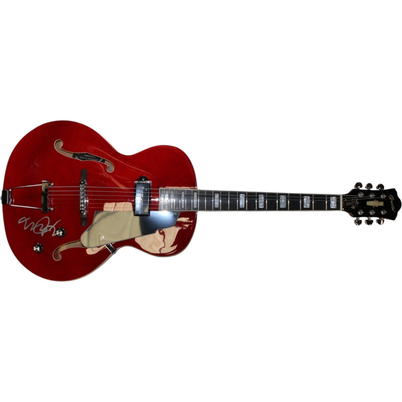 Michael J. Fox Signed Back to the Future Grote Hollow Body Guitar