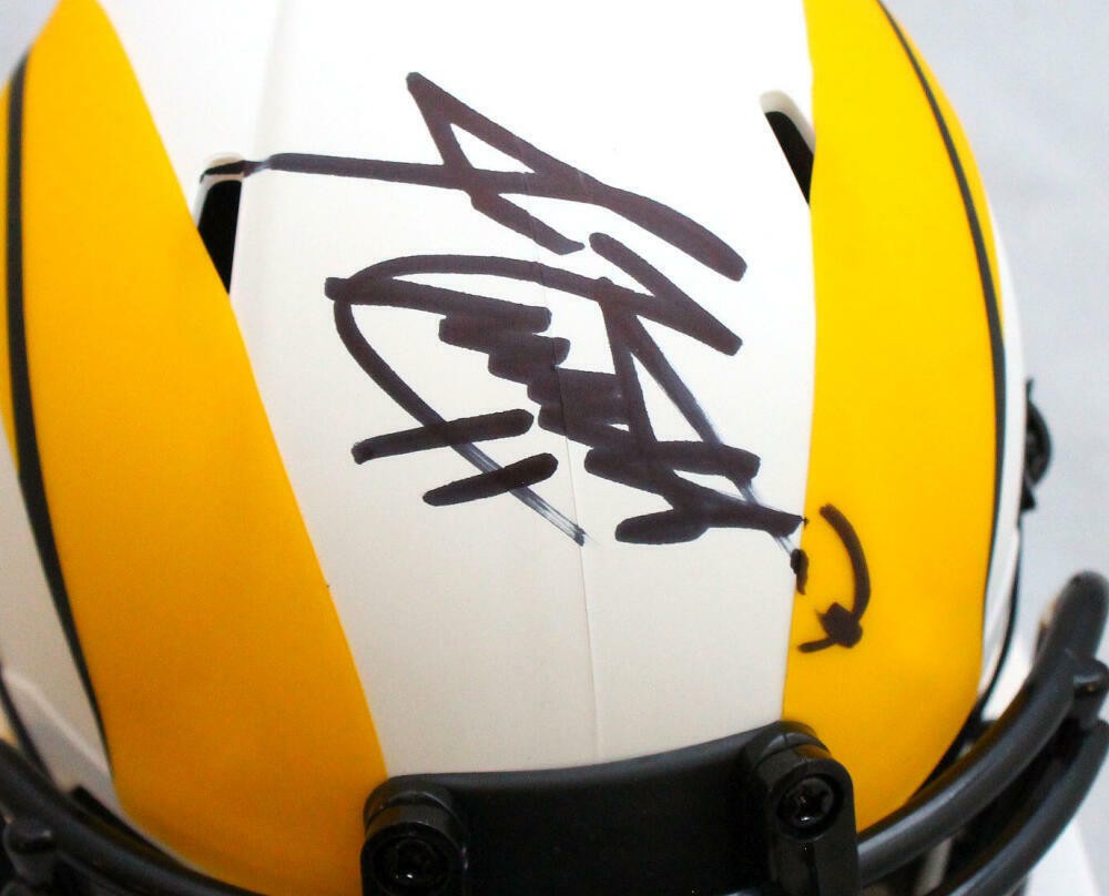 Jim Everett Signed Los Angeles Rams Lunar Mini Helmet