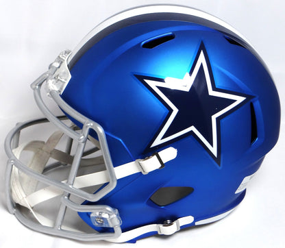 Dak Prescott, Amari Cooper & Ezekiel Elliott Dallas Cowboys Blaze Helmet