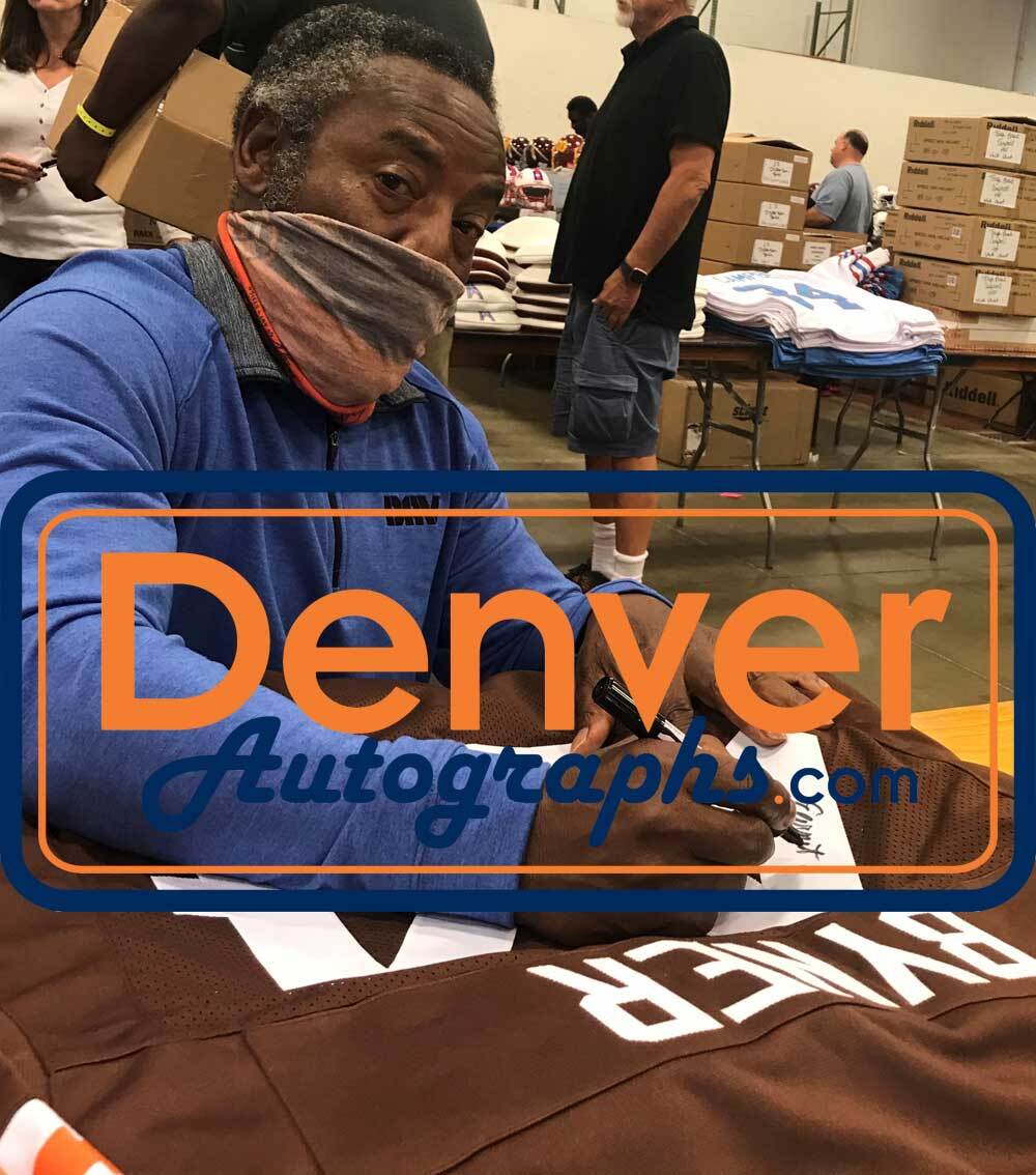 Earnest Byner Signed Cleveland Browns Custom Football Jersey (BAS)