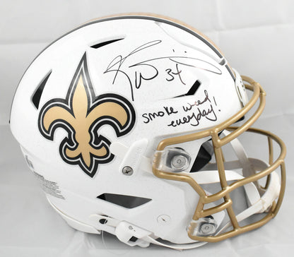 Ricky Williams Signed New Orleans Saints 2025 Alternate Speedflex Helmet