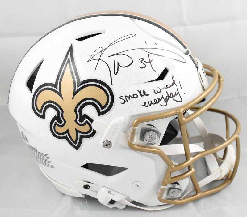 Ricky Williams Signed New Orleans Saints 2025 Alternate Speedflex Helmet
