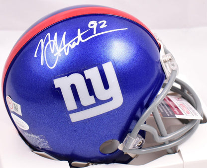 Michael Strahan Signed New York Giants White Mini Helmet
