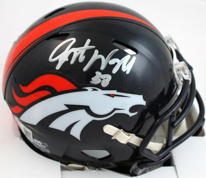 Javonte Williams Signed Denver Broncos Speed Mini Helmet