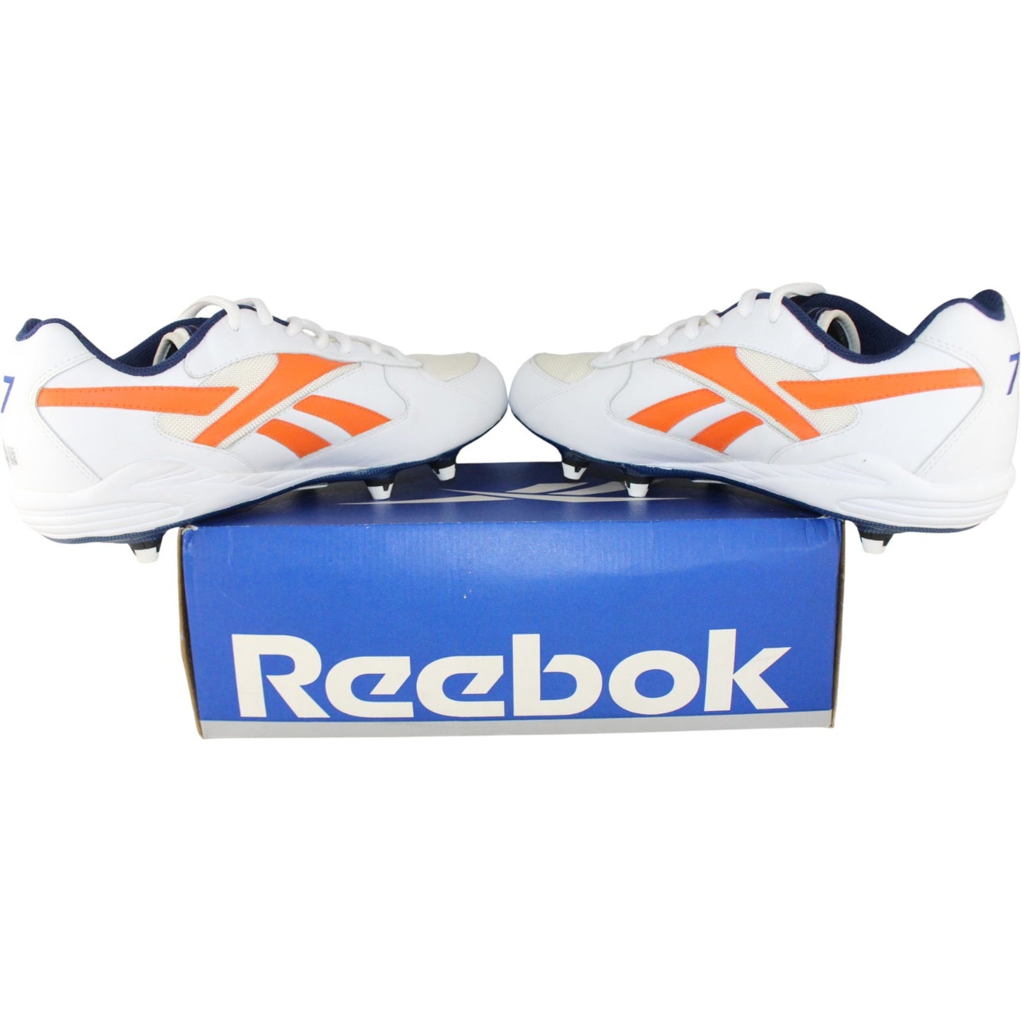 John Elway Signed Denver Broncos Game Issued 1997 Reebok Cleats