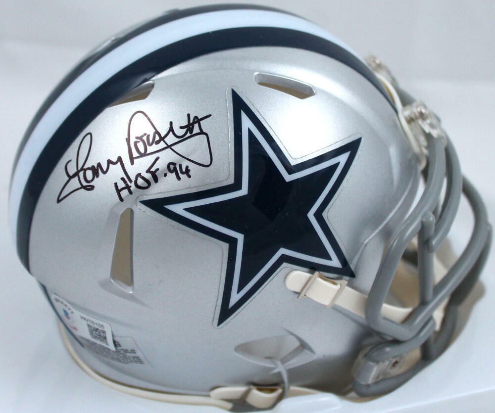 Tony Dorsett Signed Dallas Cowboys Speed Mini Helmet (HOF Inscription)