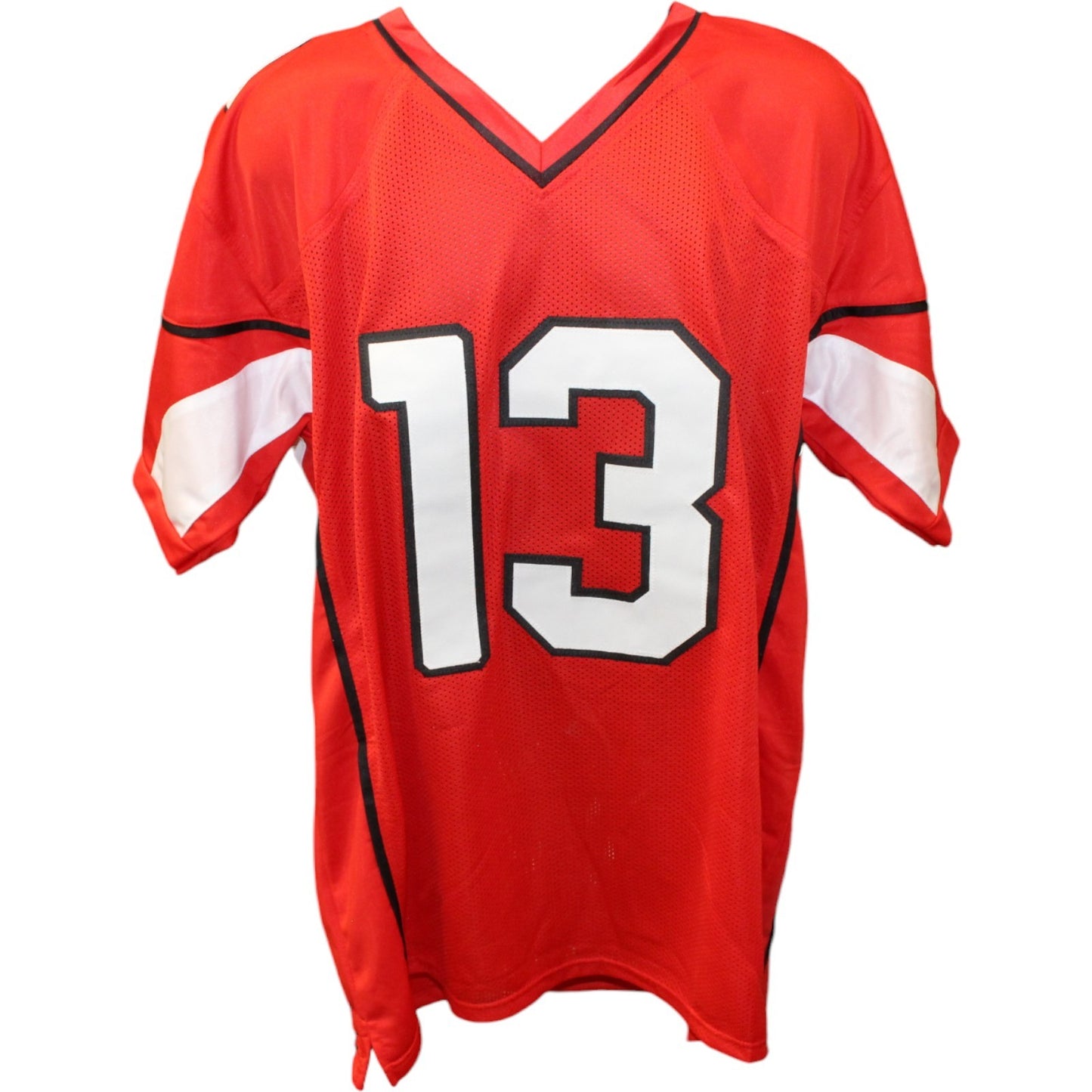 Kurt Warner Autographed Red Pro Style Custom Jersey