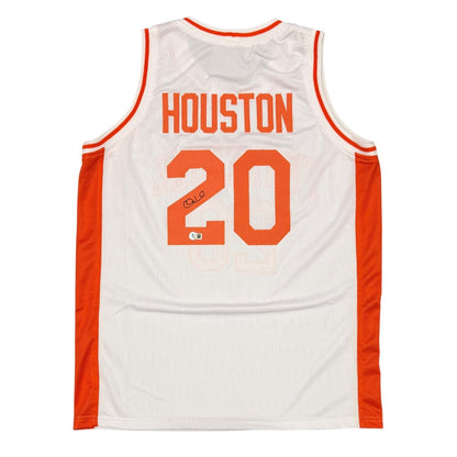Allan Houston Tennessee Volunteers Signed Custom Jersey (Beckett BAS COA)
