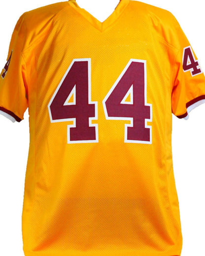 John Riggins Autographed Washington Yellow Custom Jersey