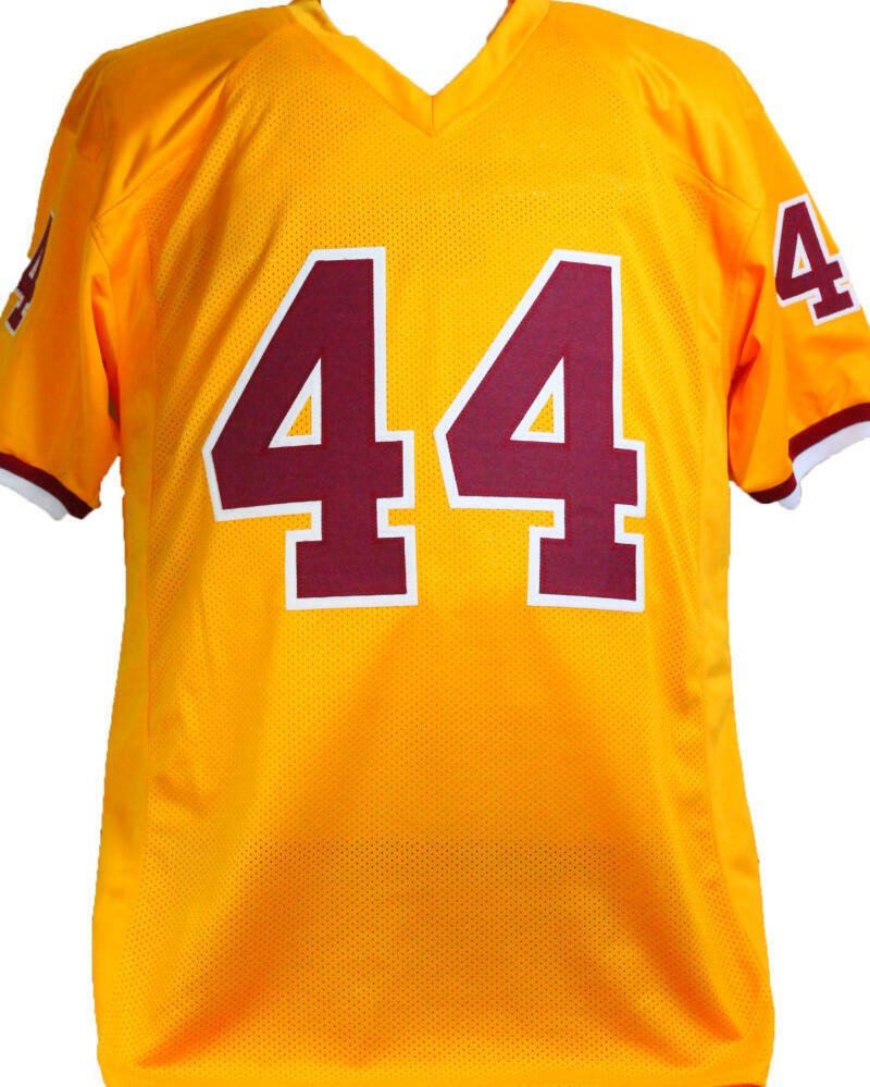 John Riggins Autographed Washington Yellow Custom Jersey