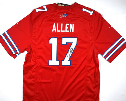 Josh Allen Autographed Buffalo Bills Red Jersey