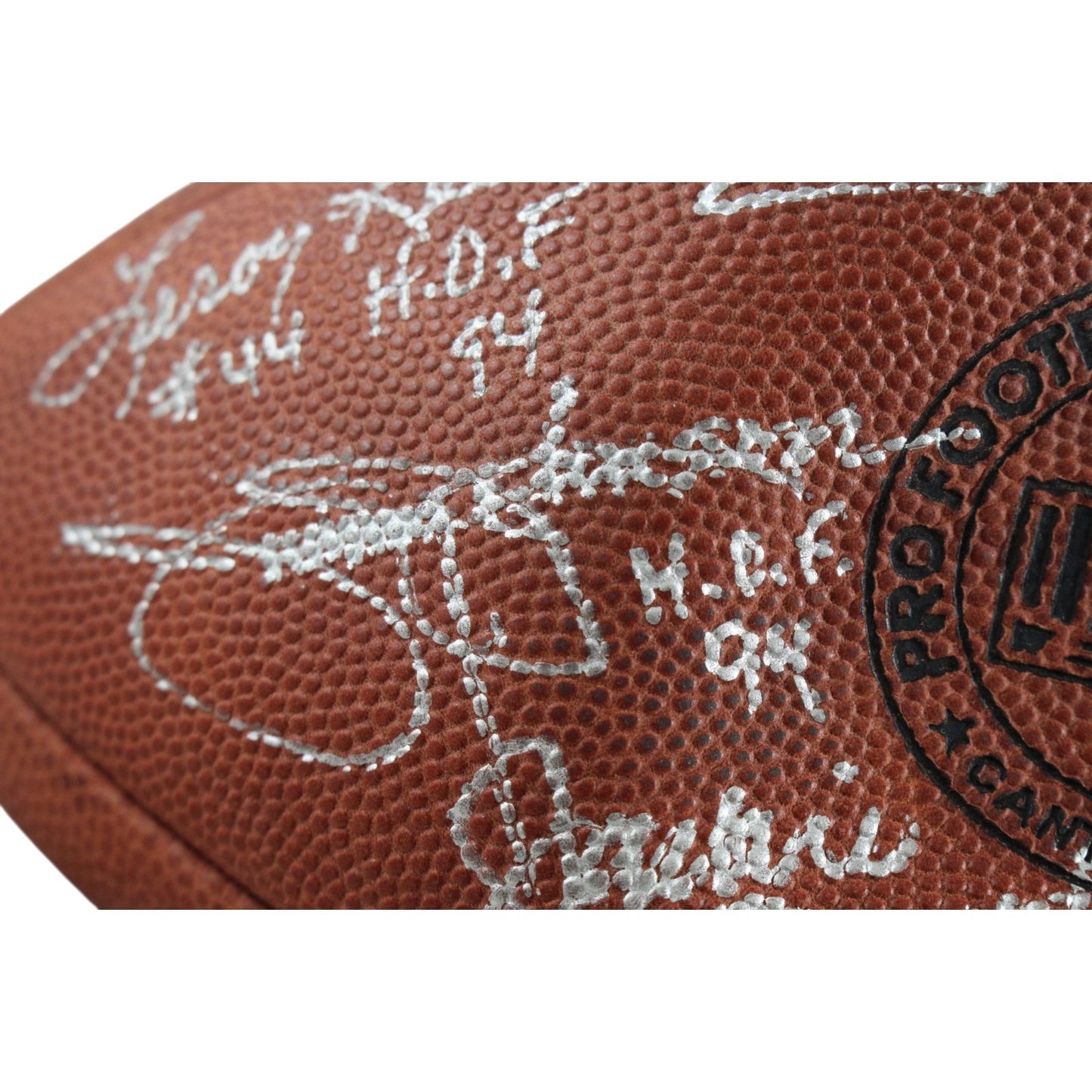 NFL Hall of Fame Class of 1994 Multi-Signed Autographed Football