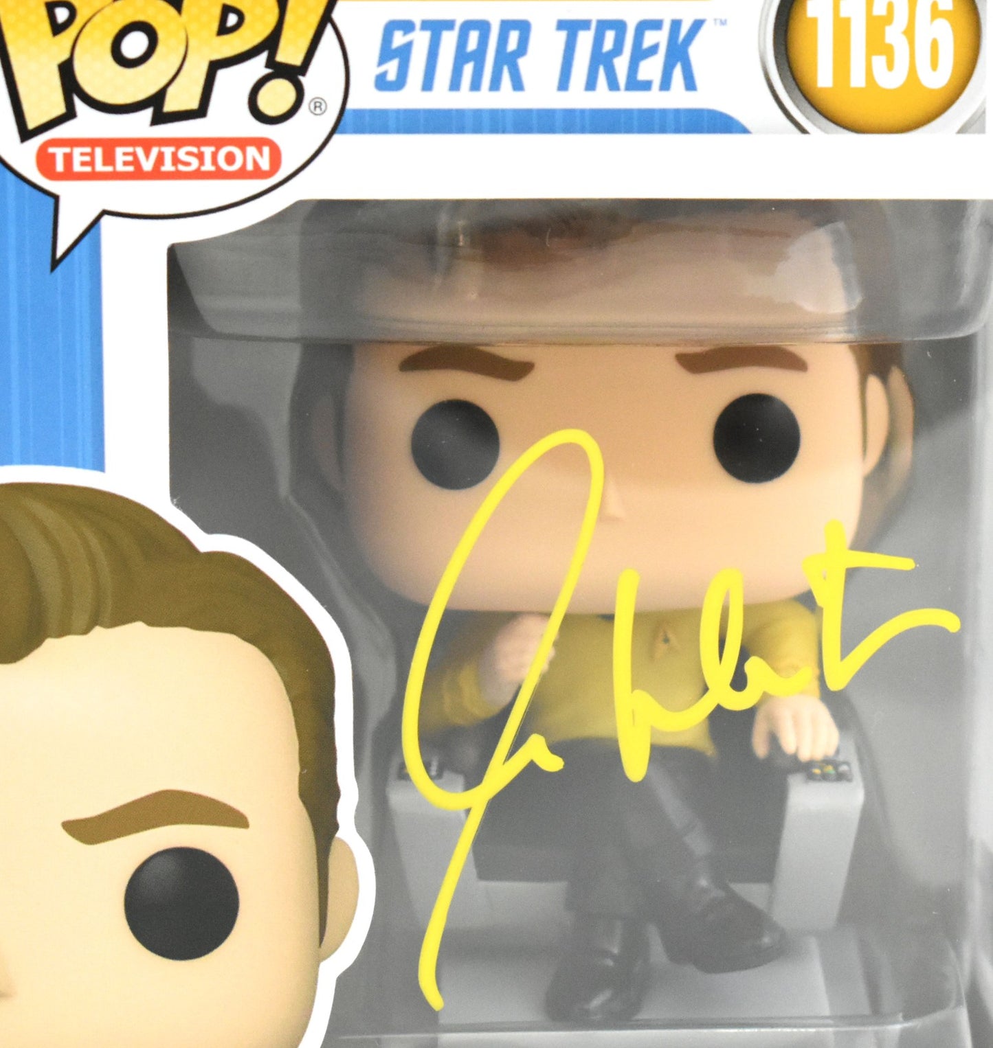 William Shatner Signed Captain Kirk Star Trek Funko Pop #1136