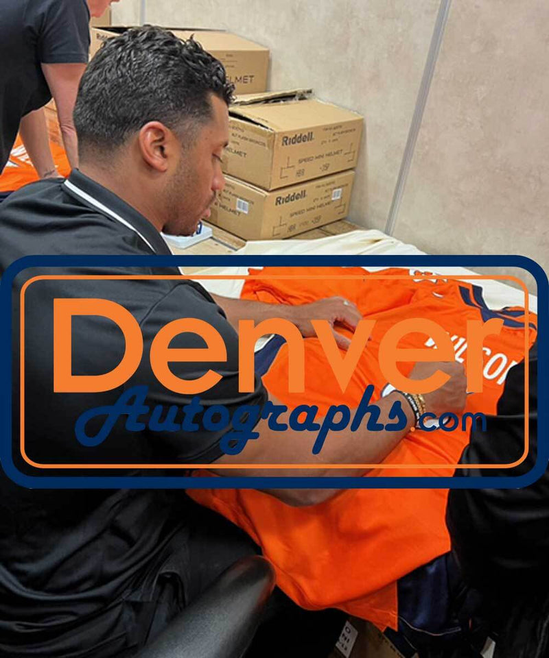 Russell Wilson Signed Denver Broncos Nike On-Field Jersey