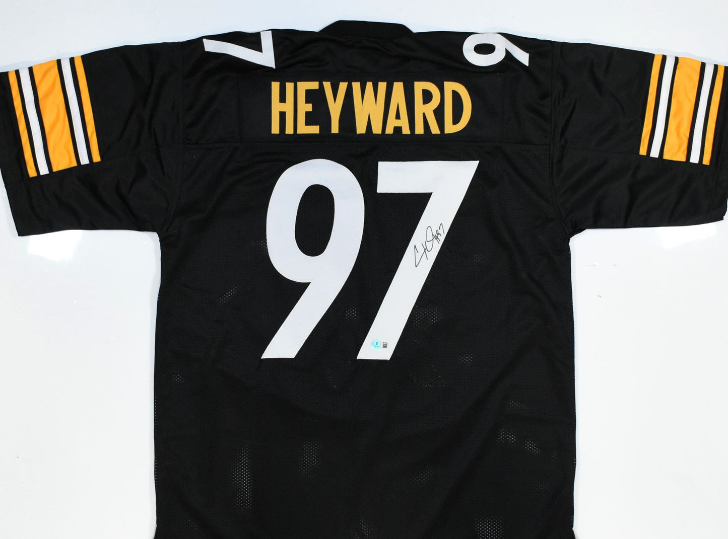 Cameron Heyward Signed Pittsburgh Steelers Black Custom Jersey
