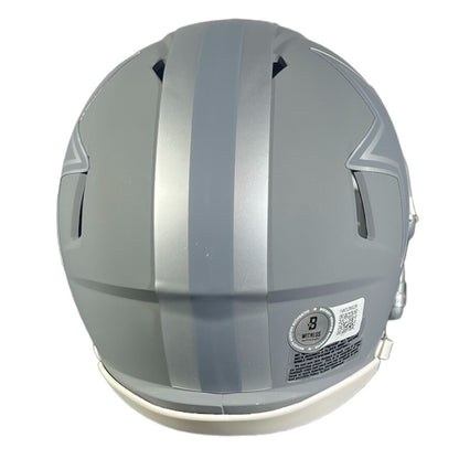 Daron Bland Signed Dallas Cowboys Slate Mini Helmet (Beckett COA)