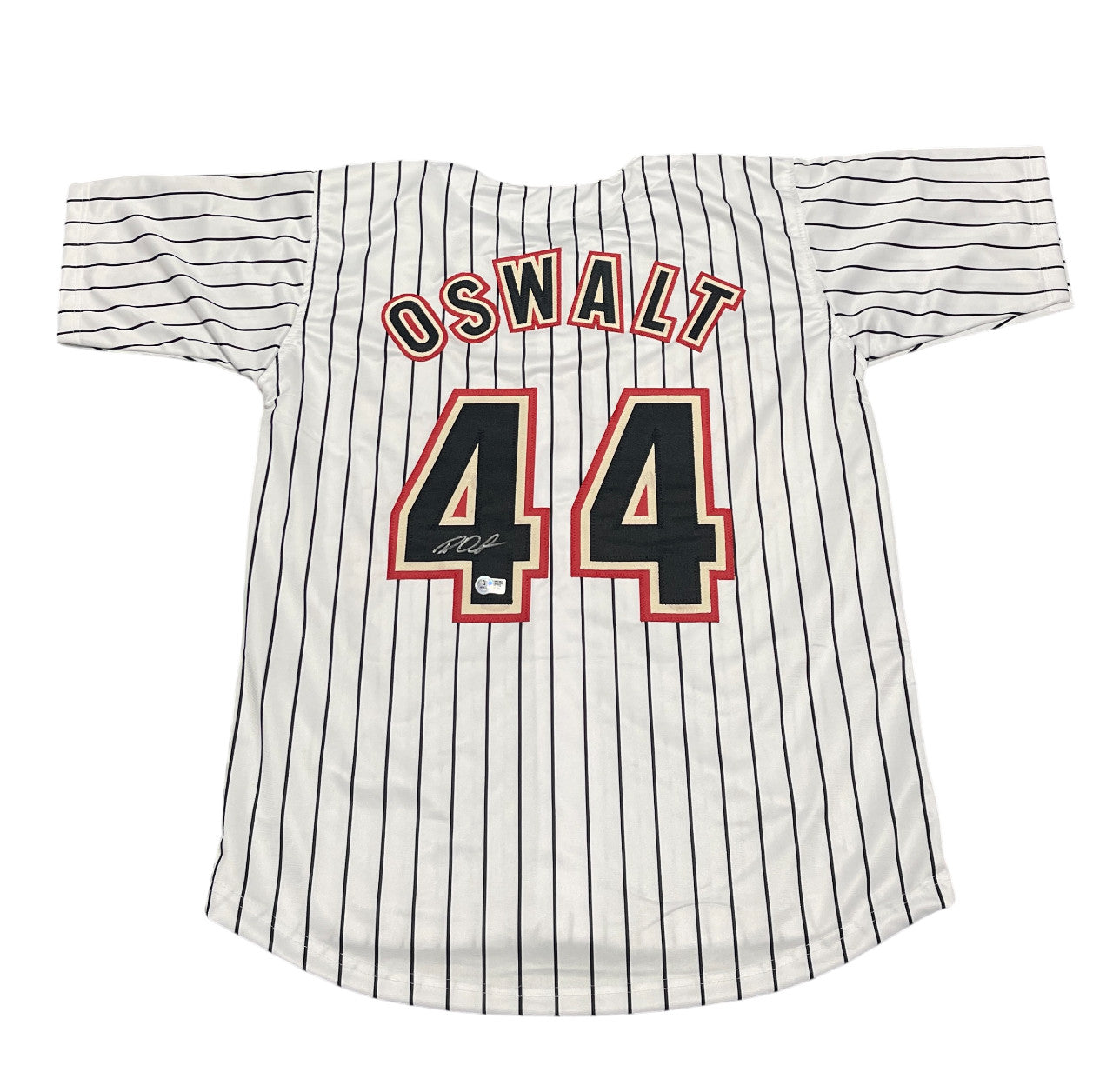 Roy Oswalt Signed Houston Astros Custom Baseball Jersey (Beckett Witness)