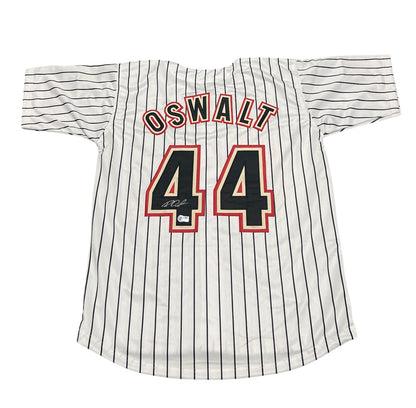 Roy Oswalt Signed Houston Astros Custom Baseball Jersey (Beckett Witness)
