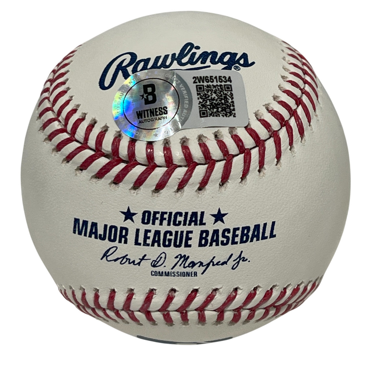 Robin Ventura Signed ROMLB Baseball (Grand Slam Single Inscription) BAS