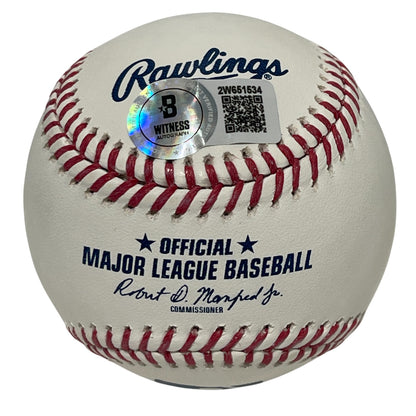 Robin Ventura Signed ROMLB Baseball (Grand Slam Single Inscription) BAS