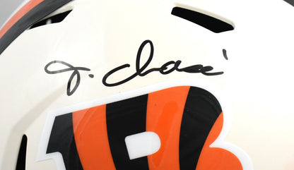 Ja'Marr Chase Autographed Cincinnati Bengals Full Size Retro Speed Helmet