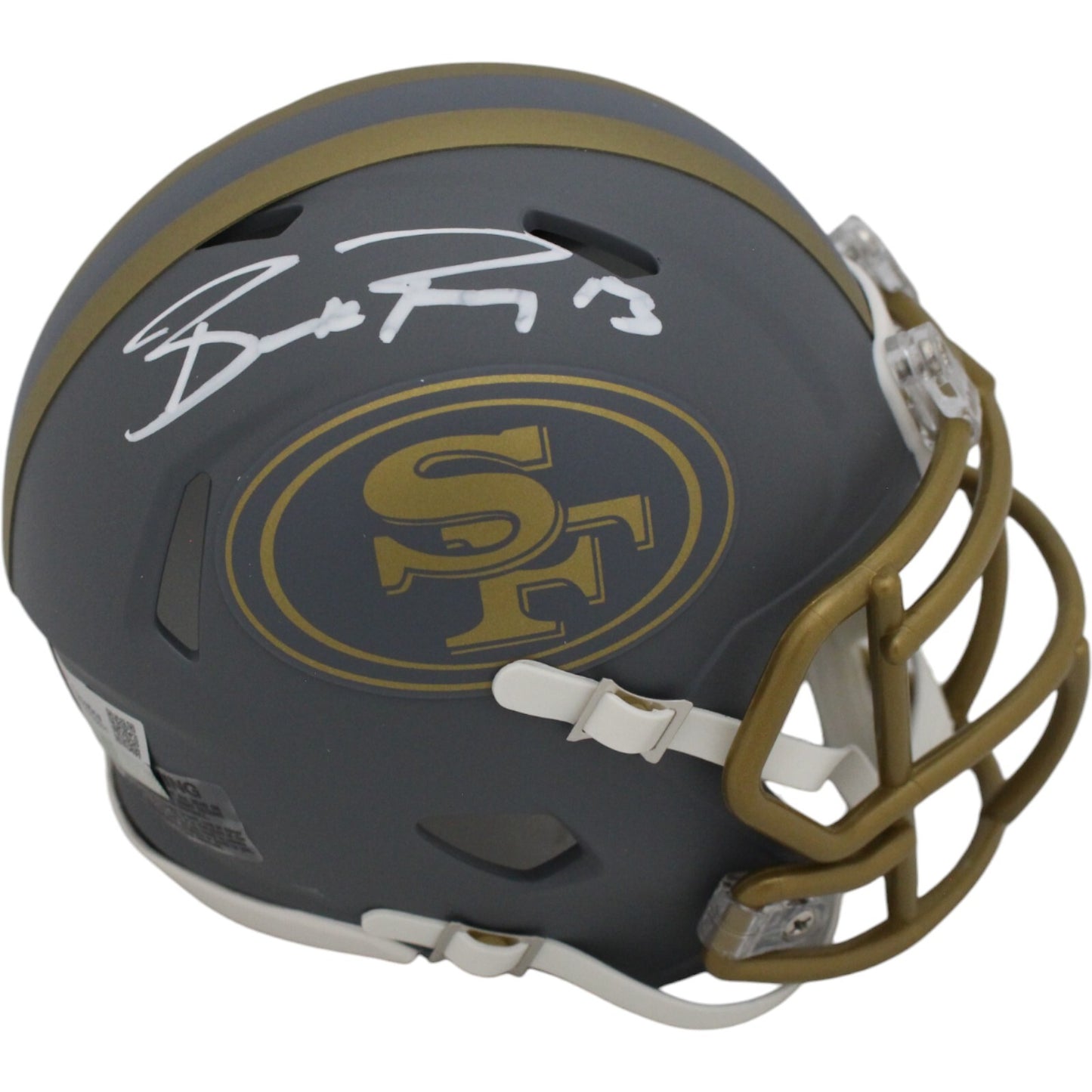 Brock Purdy San Francisco 49ers Autographed Slate Mini Helmet