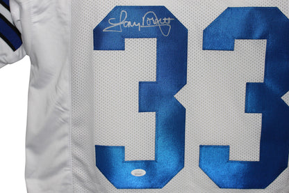 Tony Dorsett Autographed Dallas Cowboys Custom Jersey - White
