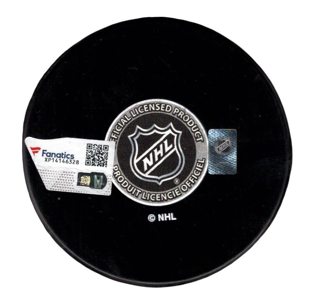 Leon Draisaitl Signed Edmonton Oilers Logo Hockey Puck