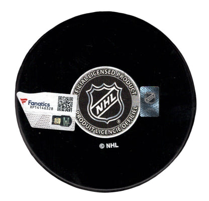 Leon Draisaitl Signed Edmonton Oilers Logo Hockey Puck