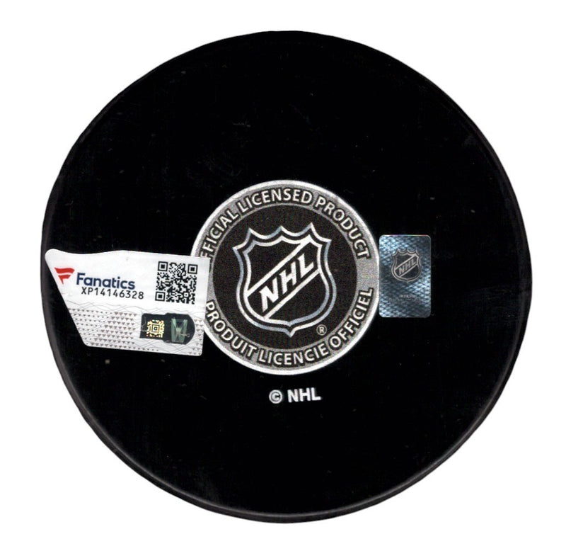 Leon Draisaitl Signed Edmonton Oilers Logo Hockey Puck