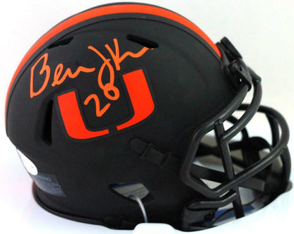 Bernie Kosar Autographed Miami Hurricanes Eclipse Mini Helmet