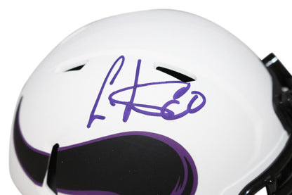 Cris Carter Autographed Minnesota Vikings Lunar Speed Mini Helmet