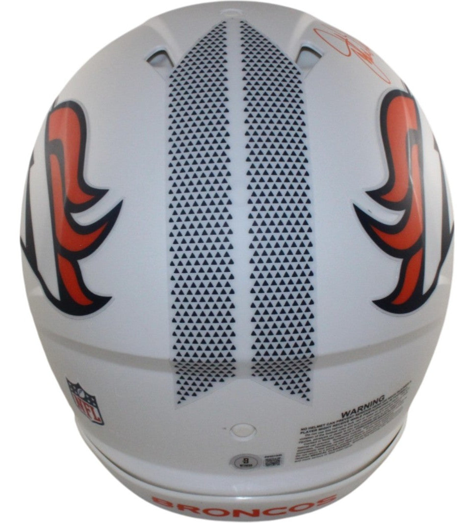 John Elway Signed Denver Broncos Authentic 2024 Alternate Full Size Helmet