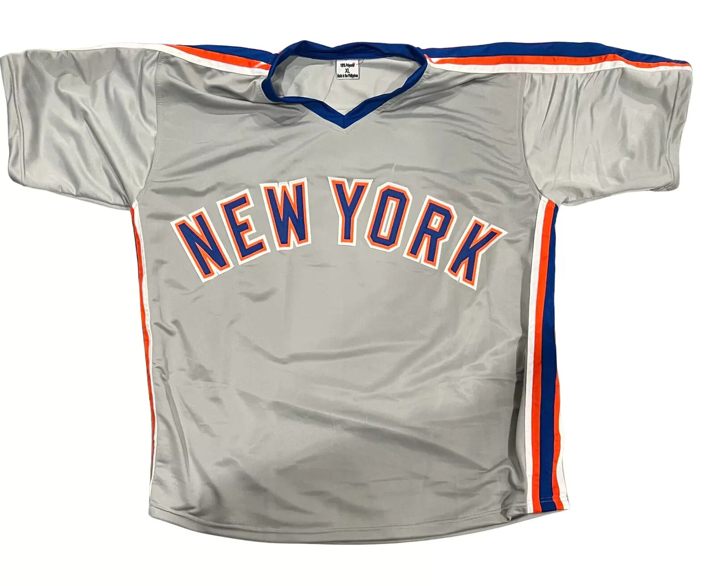 Howard Johnson Signed New York Mets Custom Jersey (4x Inscriptions)