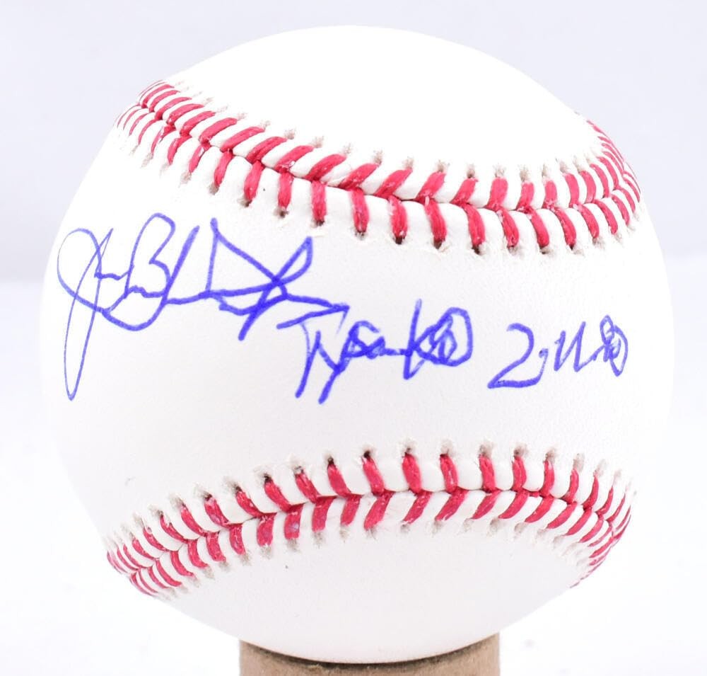 Buster Douglas Autographed MLB Baseball (Tyson KO Inscription)
