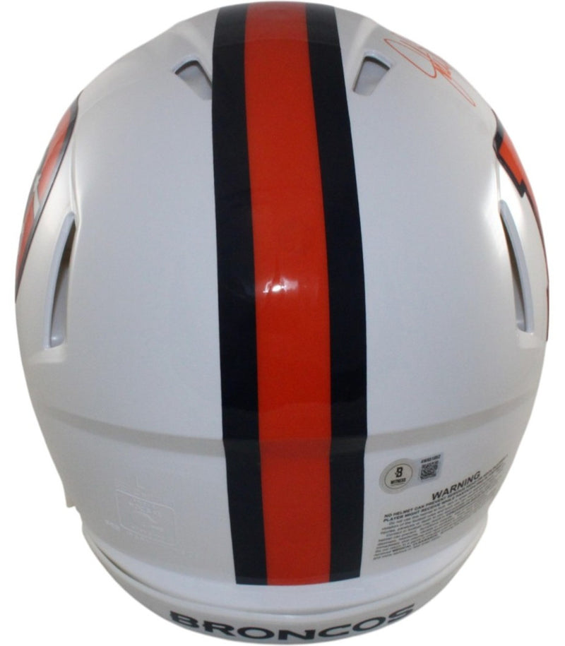 John Elway Signed Denver Broncos 2023 Alternate Full Size Authentic Helmet