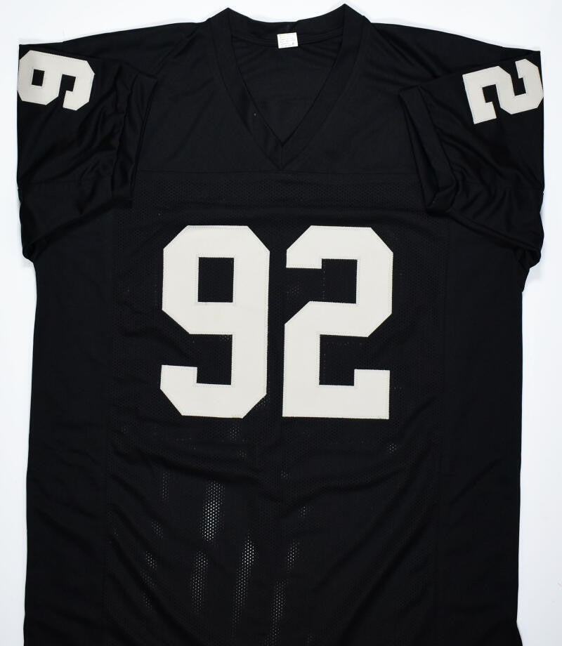 Richard Seymour Autographed Oakland Raiders Black Custom Jersey