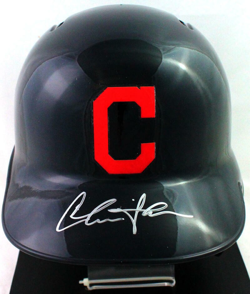 Charlie Sheen Signed Cleveland Indians Replica Batting Helmet