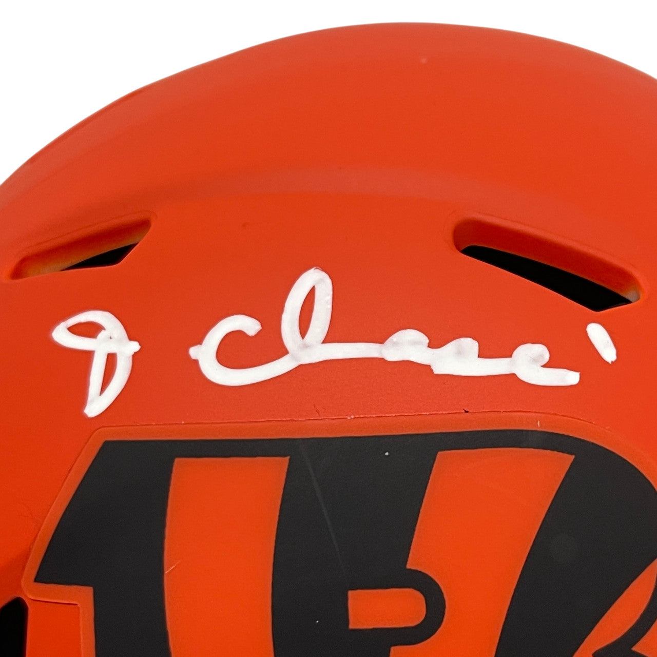 Ja'Marr Chase Signed Cincinnati Bengals Rave Mini Helmet