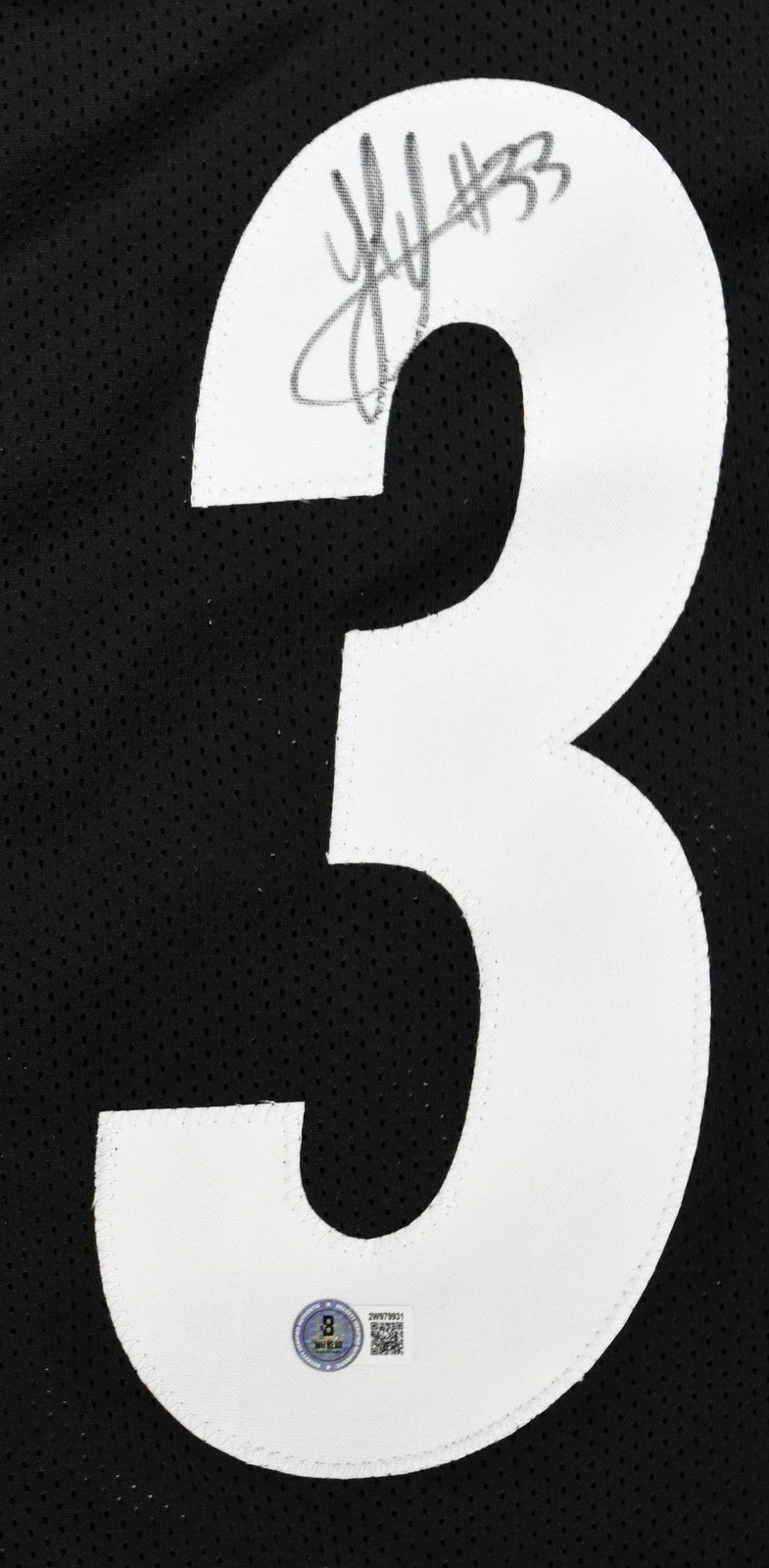 Jack Sawyer Signed Pittsburgh Steelers Style Custom Black Jersey