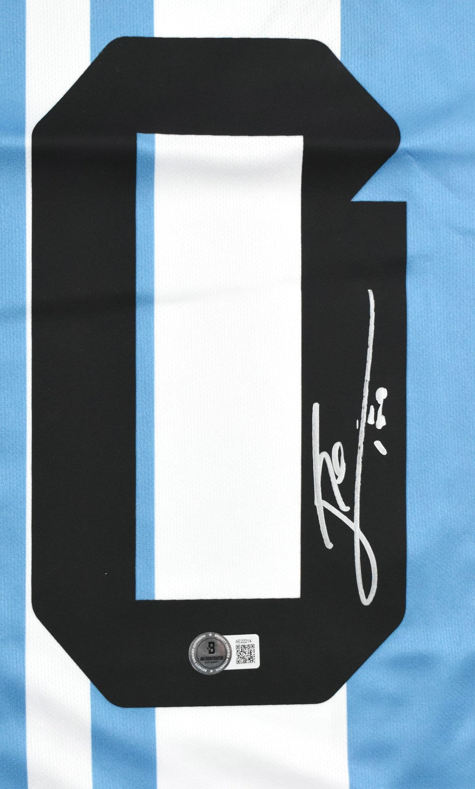 Lionel Messi Autographed Argentina Home Jersey