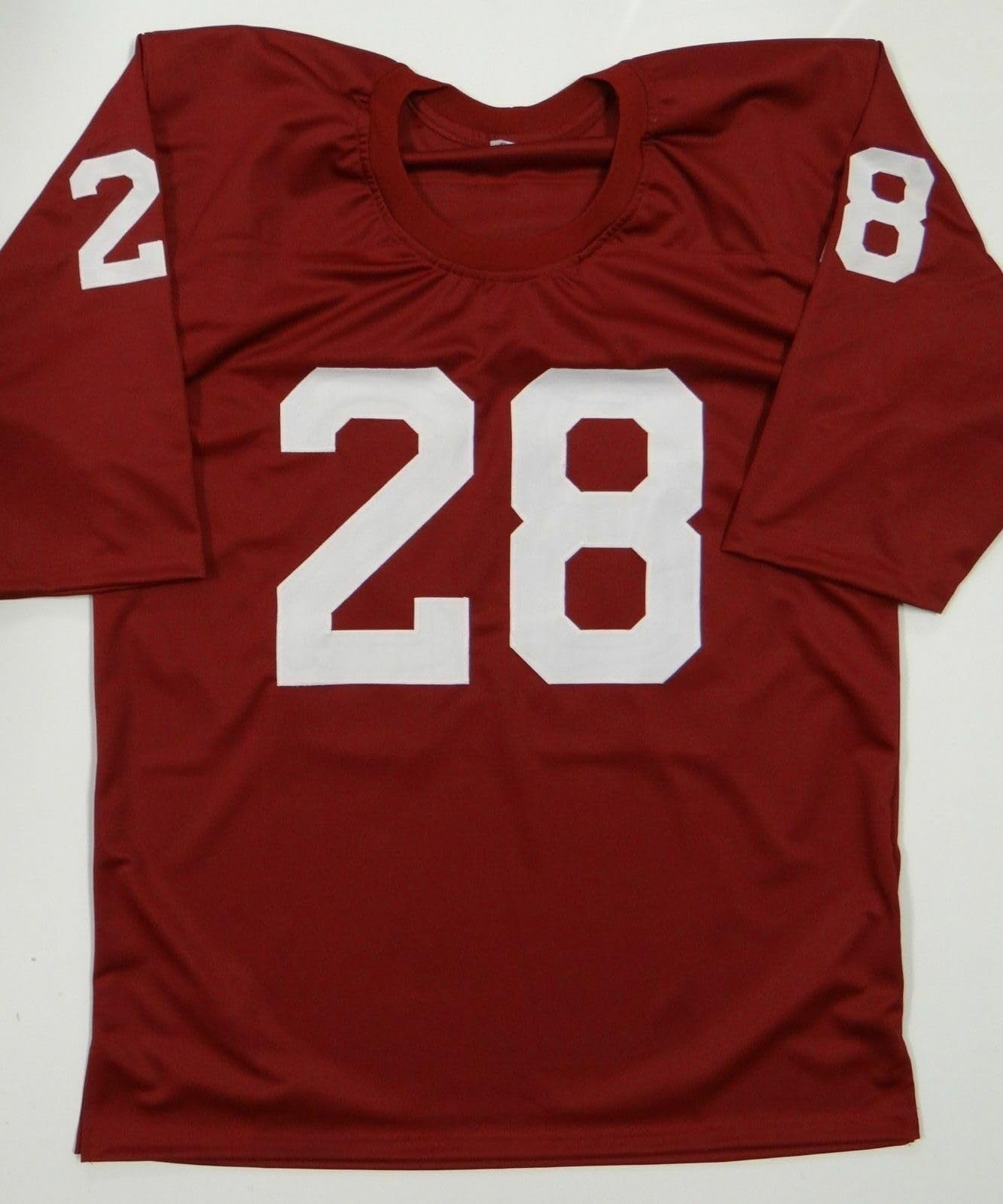 Yale Lary Autographed Maroon College Style Jersey "Gig Em"