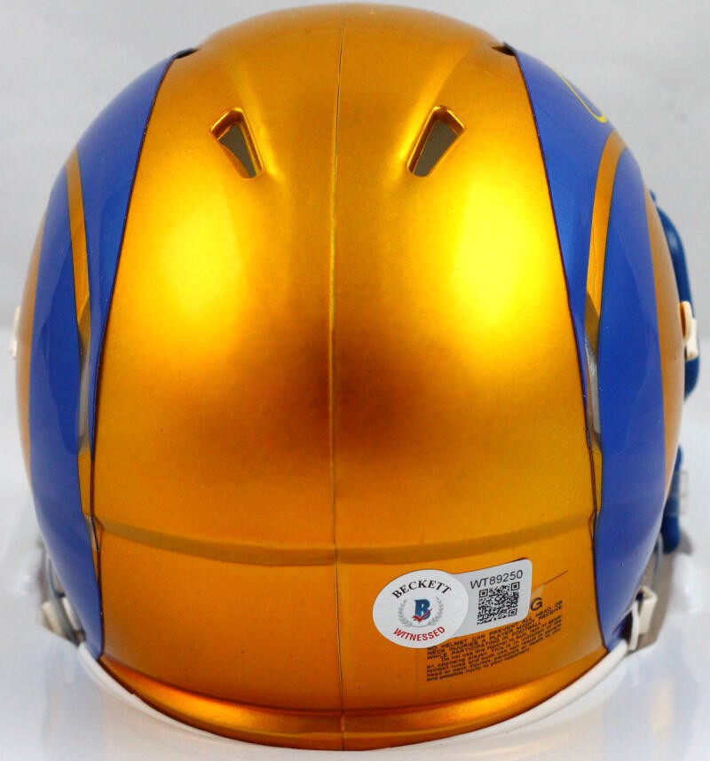 Odell Beckham Jr. Signed Los Angeles Rams Flash Speed Mini Helmet