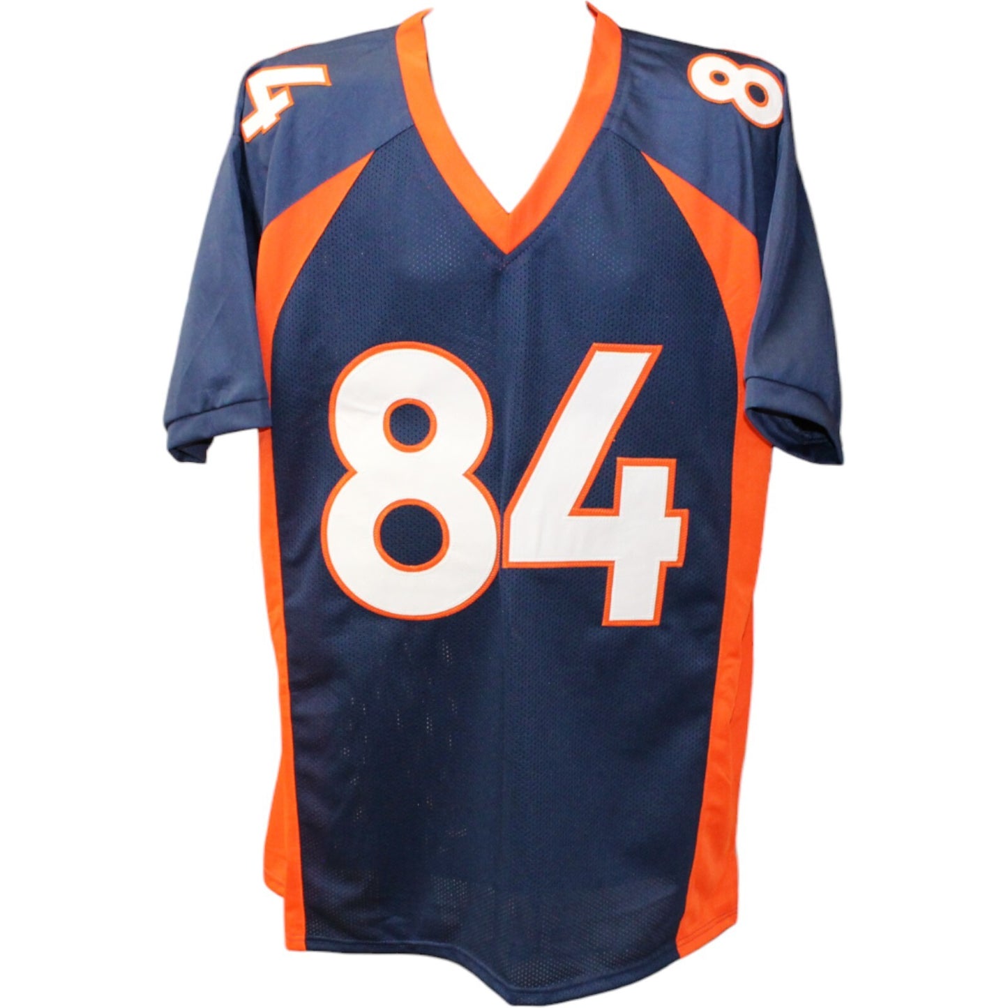 Shannon Sharpe Autographed Pro Style Blue Jersey (Beckett COA)