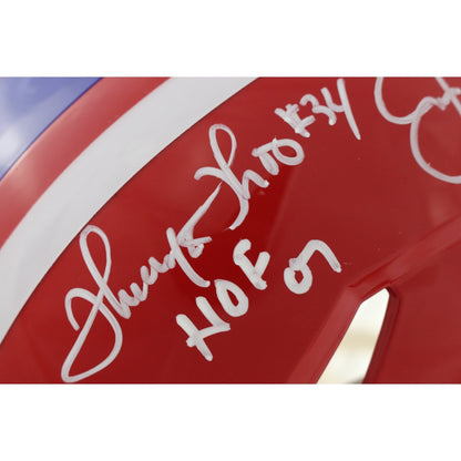 Jim Kelly, Thurman Thomas & Andre Reed Signed Buffalo Bills Pro Authentic Helmet