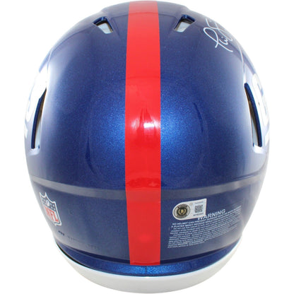 Phil Simms Signed New York Giants Color Rush Full Size Pro Helmet