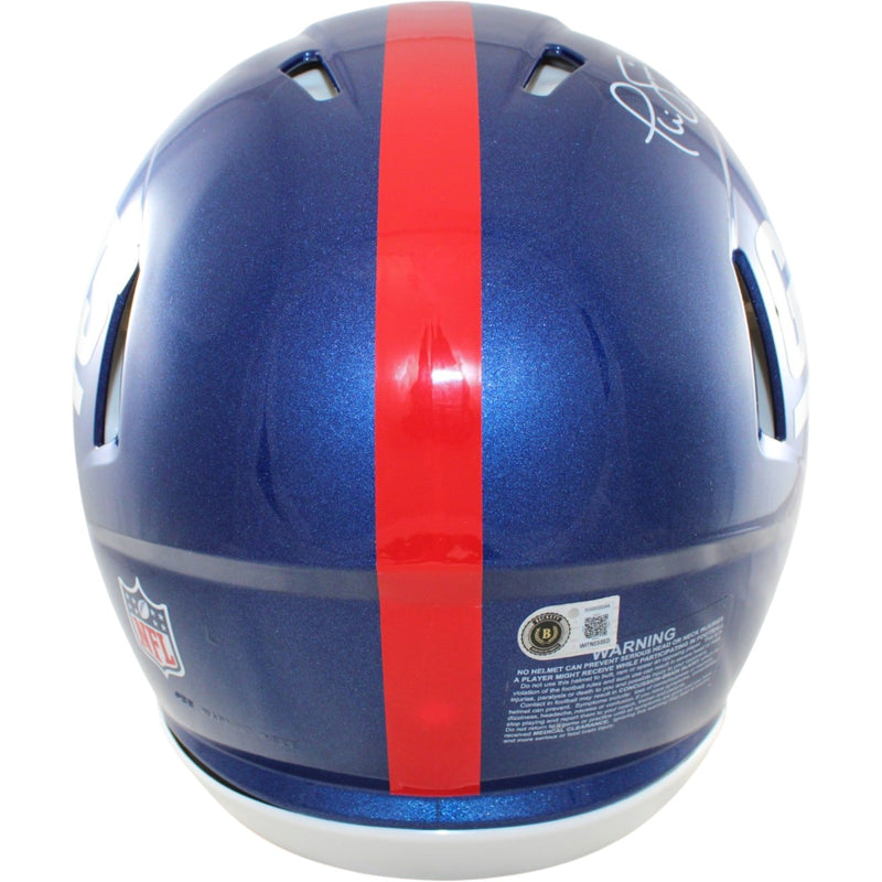 Phil Simms Signed New York Giants Color Rush Full Size Pro Helmet