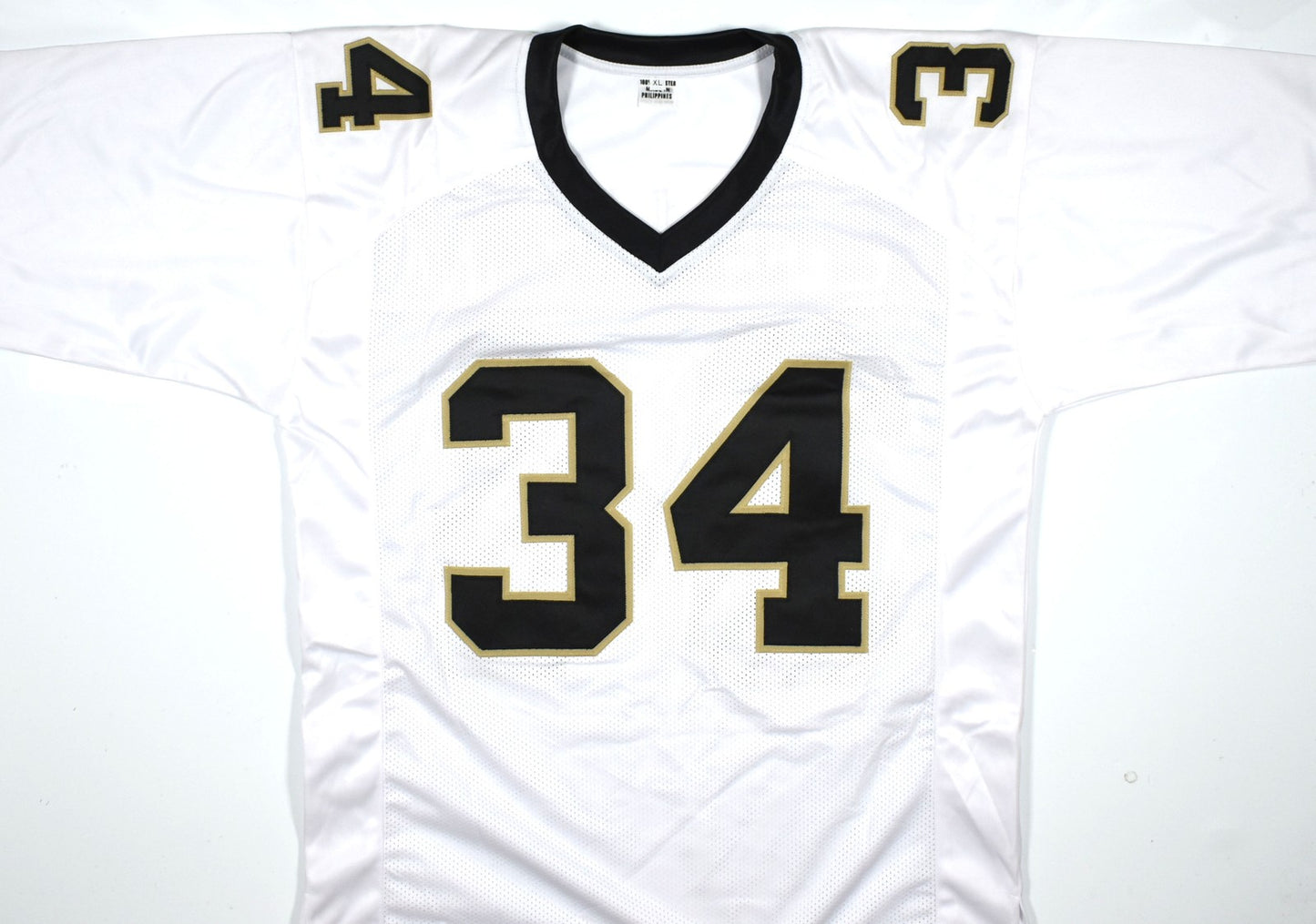 Ricky Williams Signed New Orleans Saints White Custom Jersey