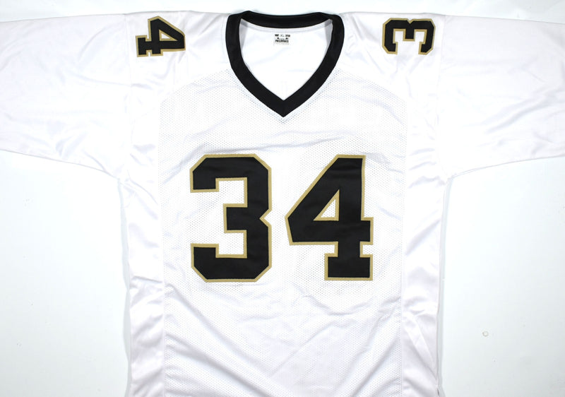 Ricky Williams Signed New Orleans Saints White Custom Jersey
