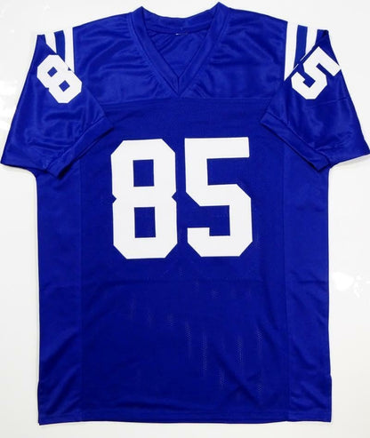 Eric Ebron Autographed Blue Custom Jersey